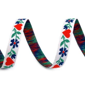 Népviseleti mintás szalag 9 mm