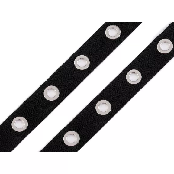 Paszomány / ringlis szalag szélessége 24 mm - 1 fekete nikkel (9 m-es csomagolás) Paszomány / ringlis szalag szélessége 24 mm - 1 fekete nikkel (9 m-es csomagolás)