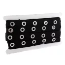 Paszomány / ringlis szalag szélessége 24 mm - 1 fekete nikkel (27 m-os csomagolás) Paszomány / ringlis szalag szélessége 24 mm - 1 fekete nikkel (27 m-os csomagolás)