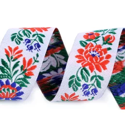 Népviseleti mintás szalag 35 mm