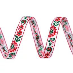 Népviseleti mintás szalag 10 mm