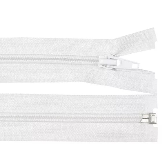 Spirálcipzár No 5 hossza 65 cm kabátba POL - 101 fehér (1 db-os csomagolás) Spirálcipzár No 5 hossza 65 cm kabátba POL - 101 fehér (1 db-os csomagolás)