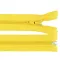 Spirálcipzár No 5 hossza 30 cm kabátba POL - 110 sárga (1 db-os csomagolás)
