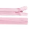 Spirálos cipzár No 3 hossza 22cm - 133 rózsás világos (1 db-os csomagolás)