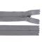 Spirálos cipzár No 3 hossza 30 cm - 316 szürke (1 db-os csomagolás)