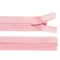Spirálos cipzár No 3 hossza 30 cm - 136 púderrózsaszín (1 db-os csomagolás)