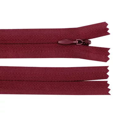   Spirálos cipzár No 3 hossza 35cm - 178 bordó (50 db-os csomagolás)