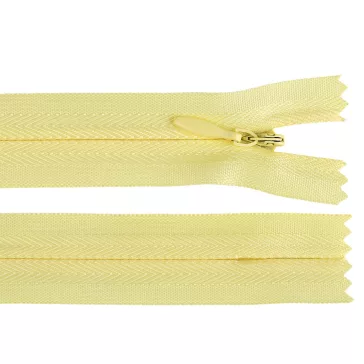   Spirálos cipzár No 3 hossza 45cm - 107 vil. sárga (50 db-os csomagolás)