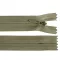 Spirálos cipzár No 3 hossza 45cm - 298 khaki (1 db-os csomagolás)