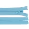 Spirálos cipzár No 3 hossza 50cm - 205 kék gyermeki (1 db-os csomagolás)