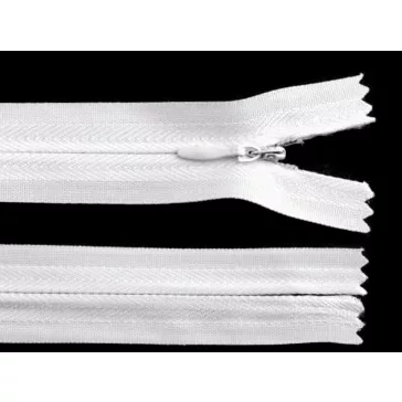   Spirálos cipzát No 3 hossza 60cm - 101 fehér (1 db-os csomagolás)