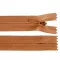 Spirálos cipzát No 3 hossza 60cm - 280 rozsdaszín (1 db-os csomagolás)