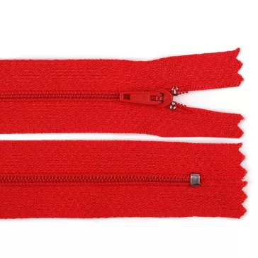   Spirálos cipzár No 3 hossza 20 cm pinlock - 148 piros (1 db-os csomagolás)