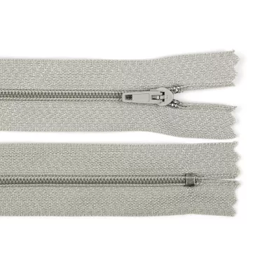   Spirálos cipzár No 3 hossza 20 cm pinlock - 310 szürkés bézs (10 db-os csomagolás)