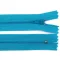 Spirálos cipzár No 3 hossza 20 cm pinlock - 207 türkiszkék (1 db-os csomagolás)