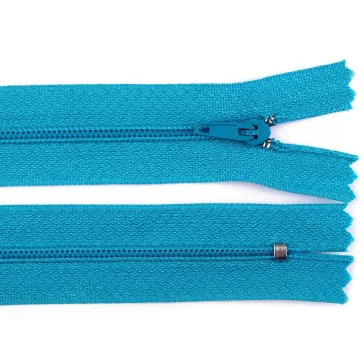   Spirálos cipzár No 3 hossza 20 cm pinlock - 207 türkiszkék (50 db-os csomagolás)