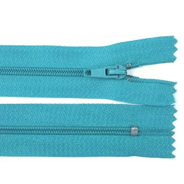   Spirálos cipzár No 3 hossza 30 cm Pinlock - 205 kék gyermeki (1 db-os csomagolás)