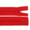 Spirálos cipzár No 3 hossza 30 cm Pinlock - 148 piros (1 db-os csomagolás)