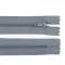 Spirálos cipzár No 3 hossza 30 cm Pinlock - 316 szürke (1 db-os csomagolás)