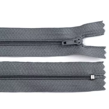   Spirálos cipzár No 3 hossza 35 cm Pinlock - 319 zavarosszürke (10 db-os csomagolás)