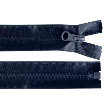   Vízálló cipzár No 7 hossza 70 cm spirálos - 332 fekete (25 db-os csomagolás)