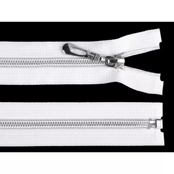 Spirálcipzár ezüst fogazással No 7 hossza 50 cm - 101 fehér (1 db-os csomagolás) Spirálcipzár ezüst fogazással No 7 hossza 50 cm - 101 fehér (1 db-os csomagolás)