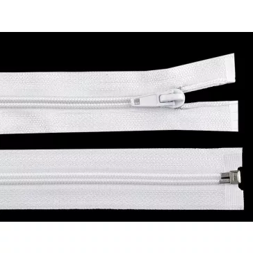   Spirálcipzár No 5 hossza 90 cm dzsekibe - 101 fehér (10 db-os csomagolás)