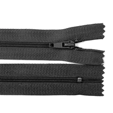   Spirál cipzár No 3 hossza 20 cm autolock - 305 szénszürke (50 db-os csomagolás)