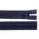 Rejtett spirál cipzár No 3 hossza 35 cm dederon