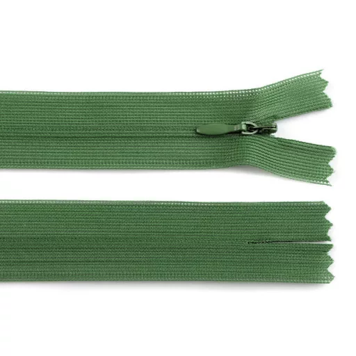 Rejtett spirál cipzár No 3 hossza 40 cm dederon