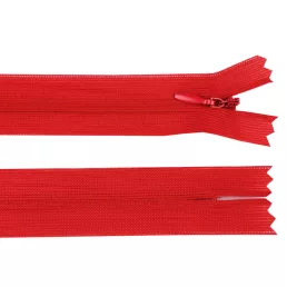 Rejtett spirál cipzár No 3 hosszúság 65 cm dederon