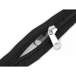   Spirálos cipzár szélessége No 10 kétoldalas húzókával hossza 195 cm