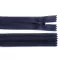 Rejtett spirál cipzár No 3 hossza 30 cm dederon - 330 blue dark (1 db-os csomagolás)