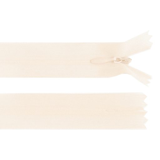 Rejtett spirál cipzár No 3 hossza 30 cm dederon