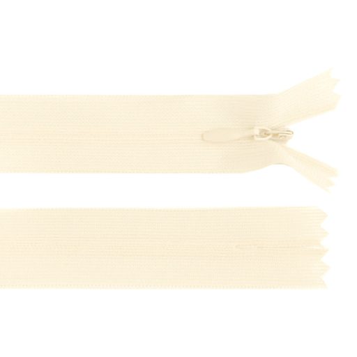 Rejtett spirál cipzár No 3 hossza 30 cm dederon