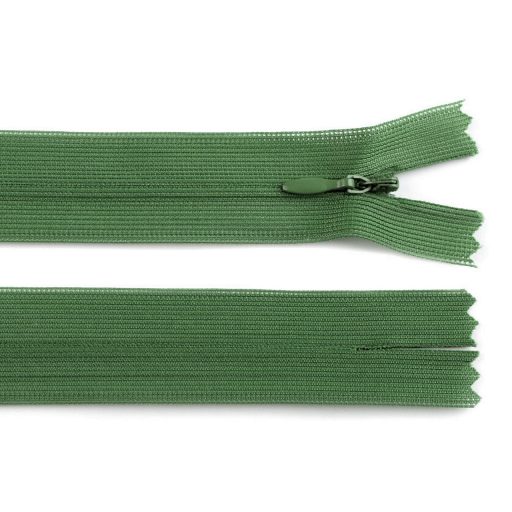 Rejtett spirál cipzár No 3 hossza 30 cm dederon