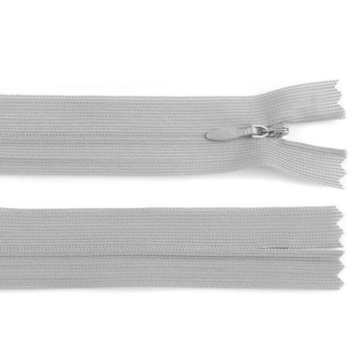 Rejtett spirál cipzár No 3 hossza 30 cm dederon