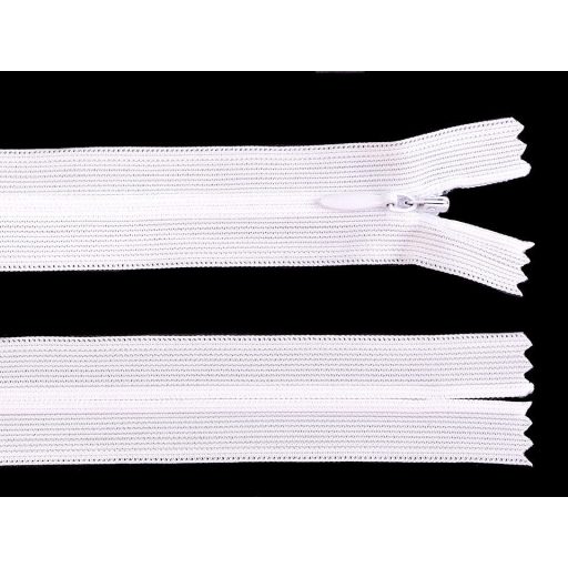 Rejtett spirál cipzár No 3 hossza 30 cm dederon