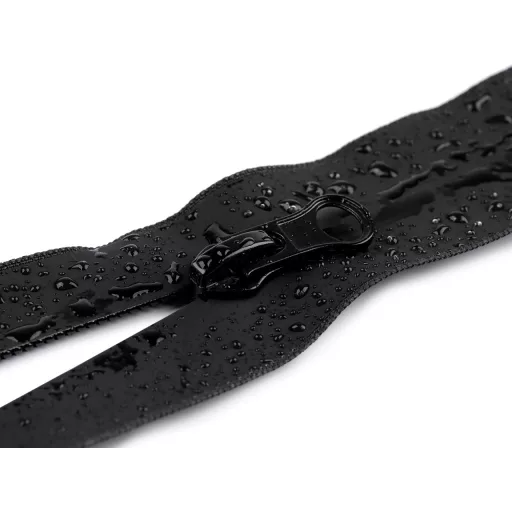 Vízálló cipzár No 7 hossza 20 cm spirálos matt
