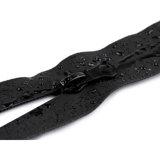 Vízálló cipzár No 5 hossza 70 cm spirálos matt 2 futó / kétutú