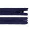 Rejtett spirálos cipzár YKK No 4 hossza 60 cm - 919 blue dark (1 db-os csomagolás)