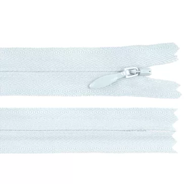   Rejtett spirálos cipzár YKK No 4 hossza 50 cm - 541 világoskék (20 db-os csomagolás)