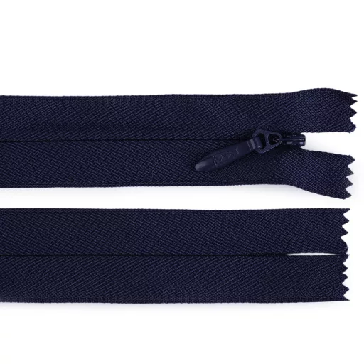 Rejtet spirál cipzár No 5 hossz 60 cm szilárd