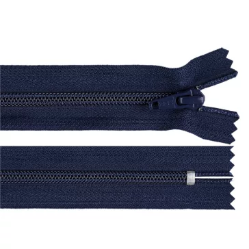   Spirál cipzár YKK No 5 hossz 18 cm RT10 - 919 sötétkék (25 db-os csomagolás)