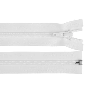   Spirál cipzár No 5 hossz 75 cm RT10 - 501 fehér (25 db-os csomagolás)
