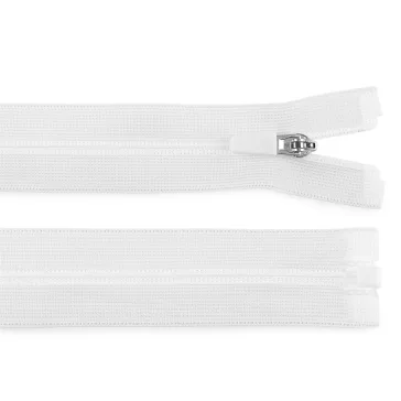   Rejtett cipzár ruházati No 3 hossz 55 cm spirálcipzár - 101 fehér (25 db-os csomagolás)