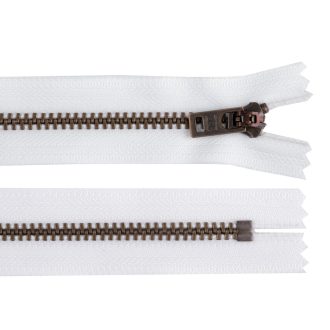 YKK cipzár No 5 18 cm sárgaréz ( jeans)