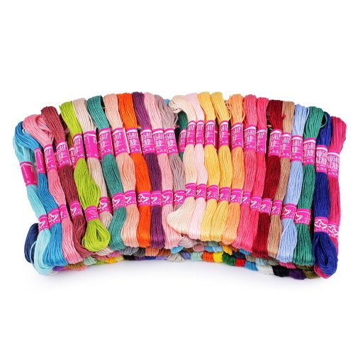 Osztott hímzőfonal tipus mouline Grus készlet 100 db / 8 m-es