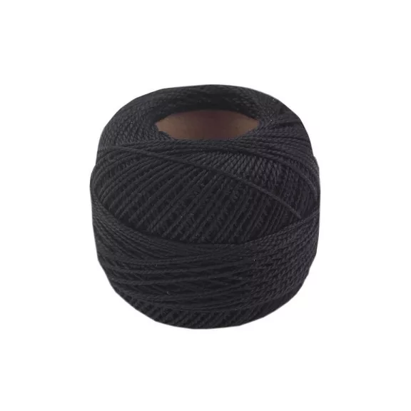 Hímző fonal Perlovka kiegészítő Nitarna Perlé - 9992 Black (30 db-os csomagolás) Hímző fonal Perlovka kiegészítő Nitarna Perlé - 9992 Black (30 db-os csomagolás)