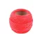 Hímző fonal Perlovka kiegészítő Nitarna Perlé - 3262 Poppy Red (10 db-os csomagolás)